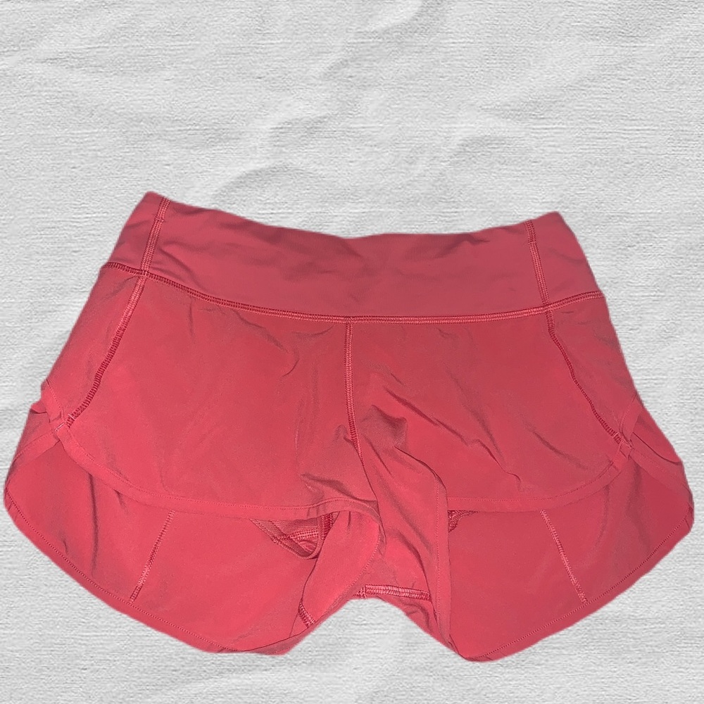Lululemon Pink Running Shorts.